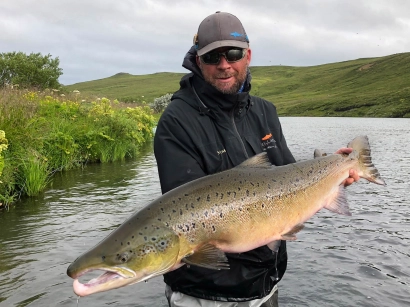 An Icelandic summer salmon An Icelandic summer salmon