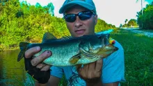 Video thumb for Fly Fishing for Bass top water poppers