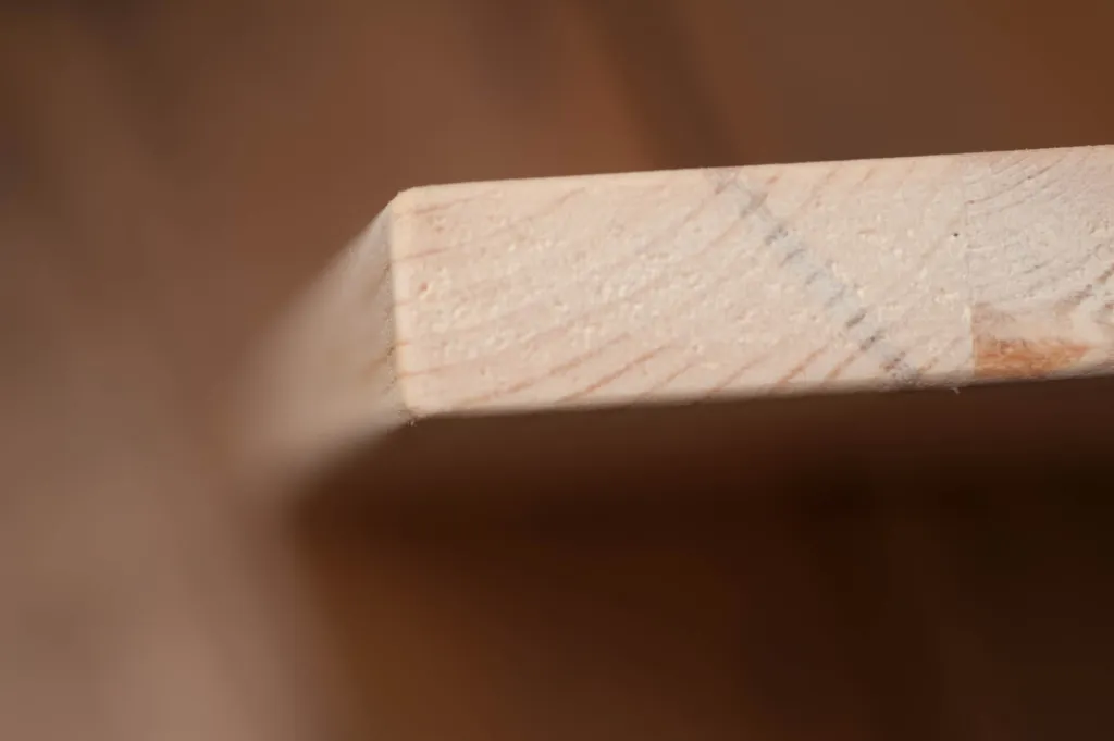 What sanding does - After some quick sanding the board was a lot nice to touch and handle.