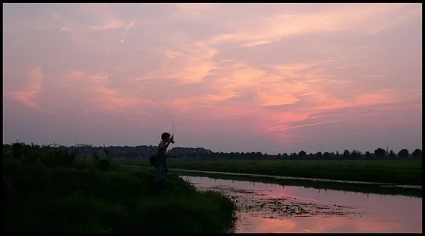 User submitted picture: Sunset on a small dutch s...